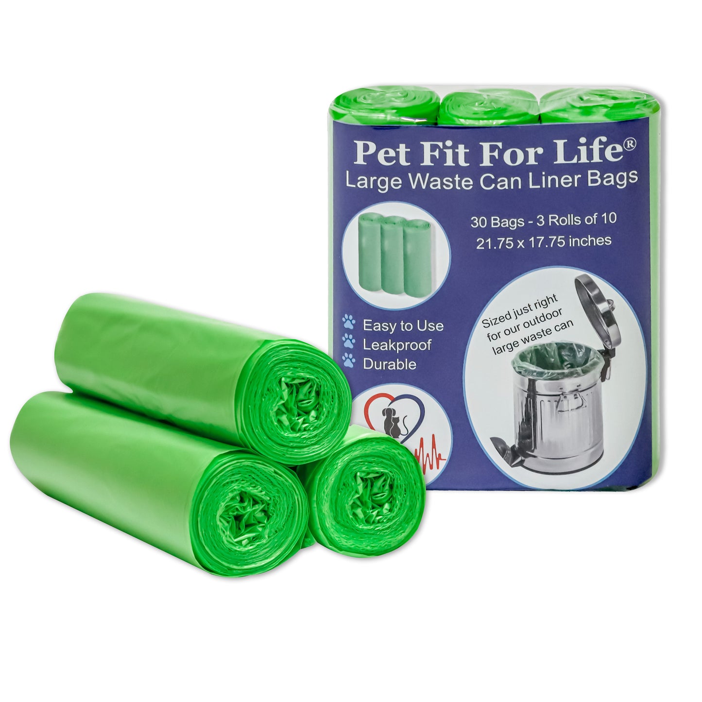 Dog Poop Bag Replacements for Large Waste Can - Large