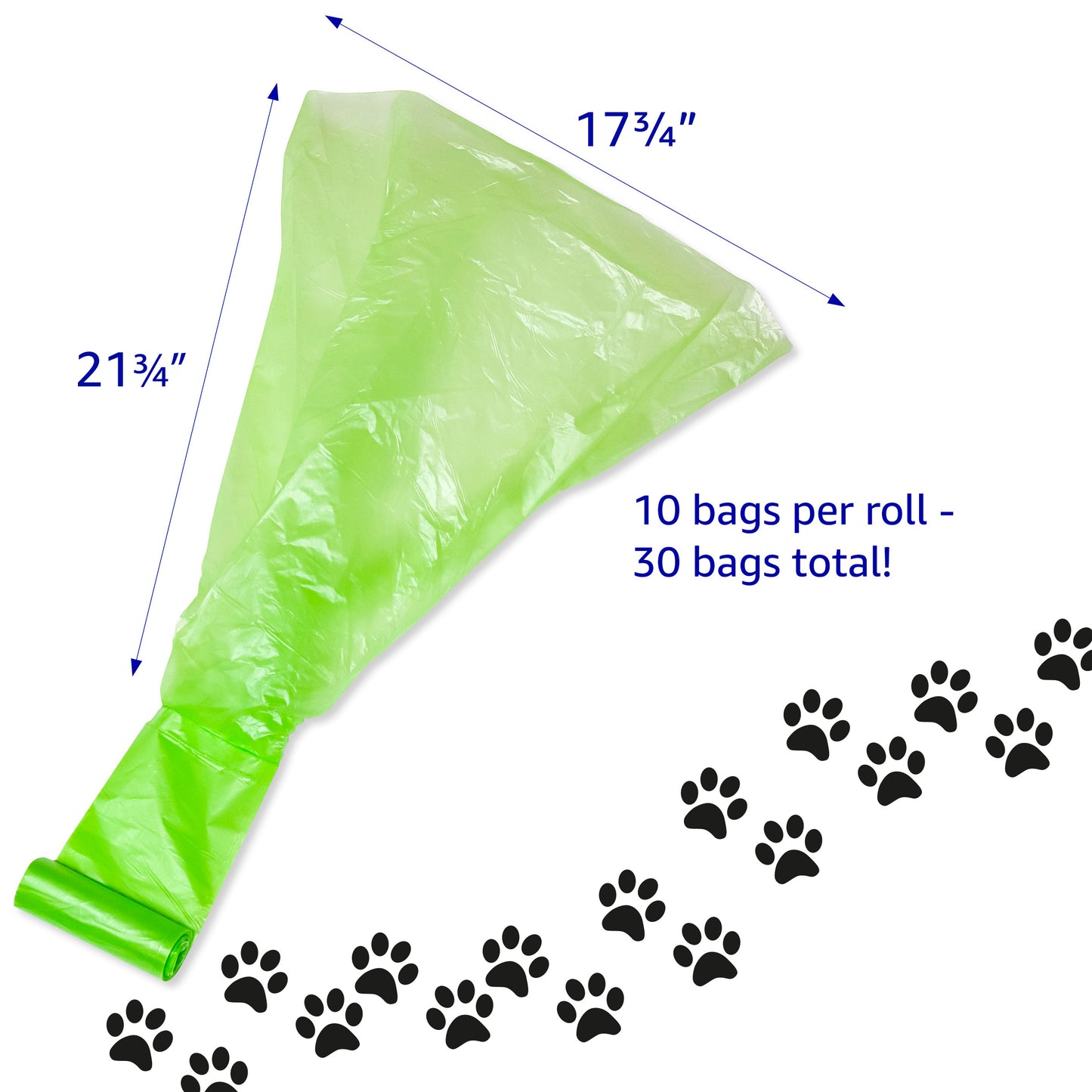 Dog Poop Bag Replacements for Large Waste Can - Large