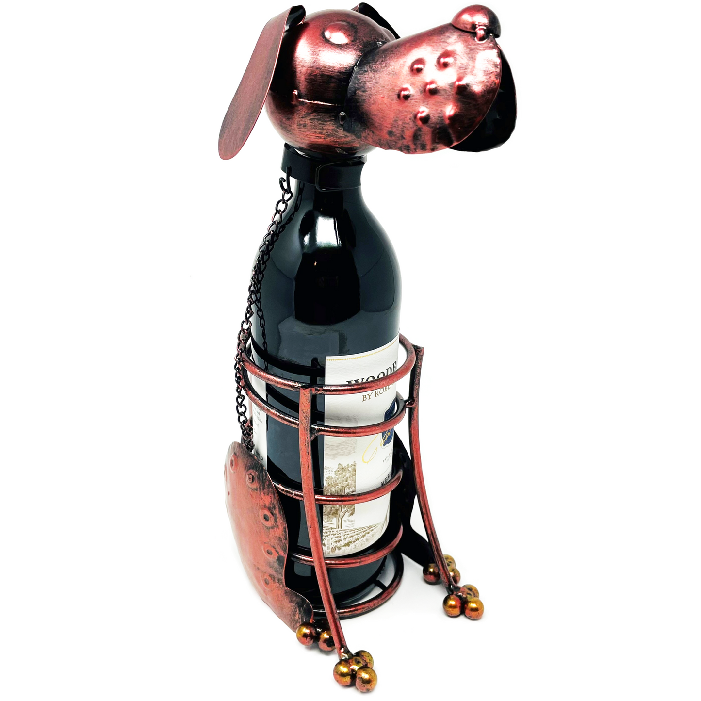 Pet Wine Holder Gift with Bottle Topper