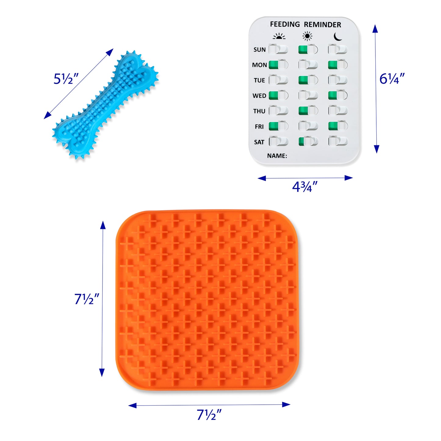 Pet Feeding Reminder and Lick-mat Combo