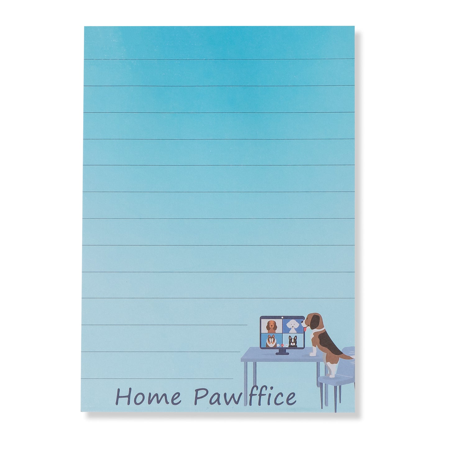 Dog Themed Notepads with Refrigerator Magnets Gift