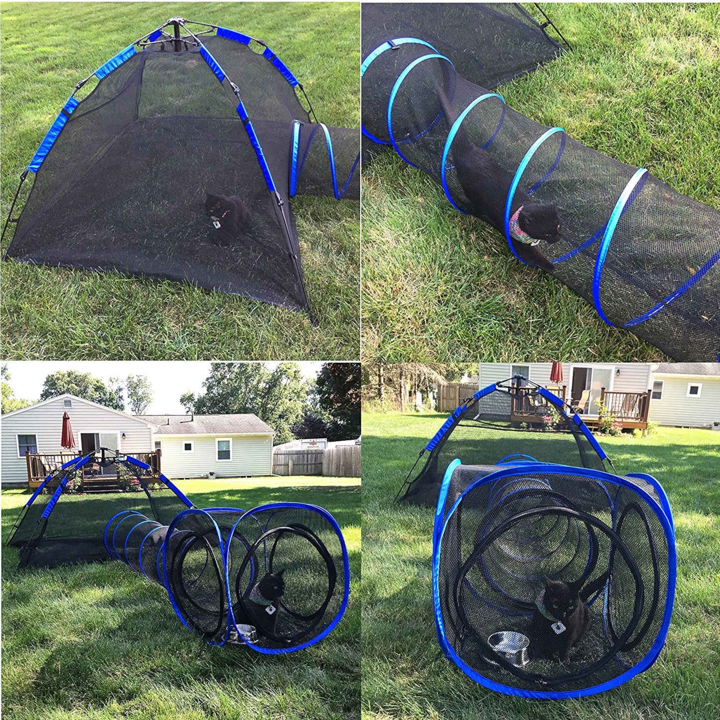 Outdoor Cat Playground - Bonus Bowl & Cat Wand