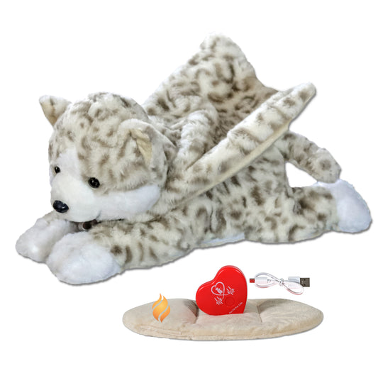 Pet Fit For Life Heartbeat Plush Cat Toy with Heat for Calming Anxiety