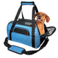 Breathable Zippered Mesh Airline Approved Carrier for Small Dogs or Cats