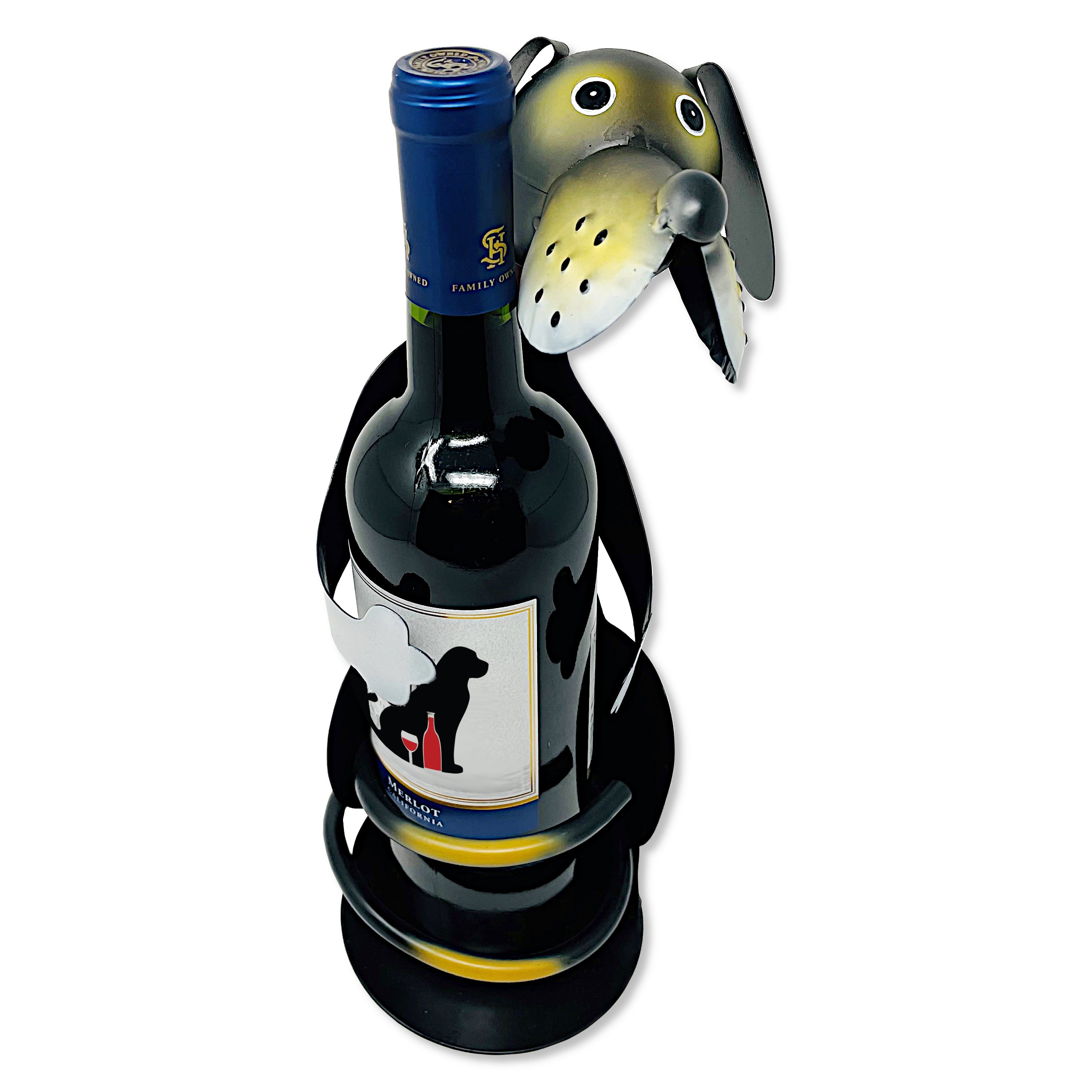 Animal wine best sale bottle holders