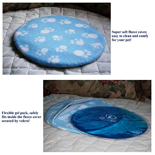 Pet Fit for Life Snuggle Soft Cooling and Microwave Heating Gel Pad for Pets
