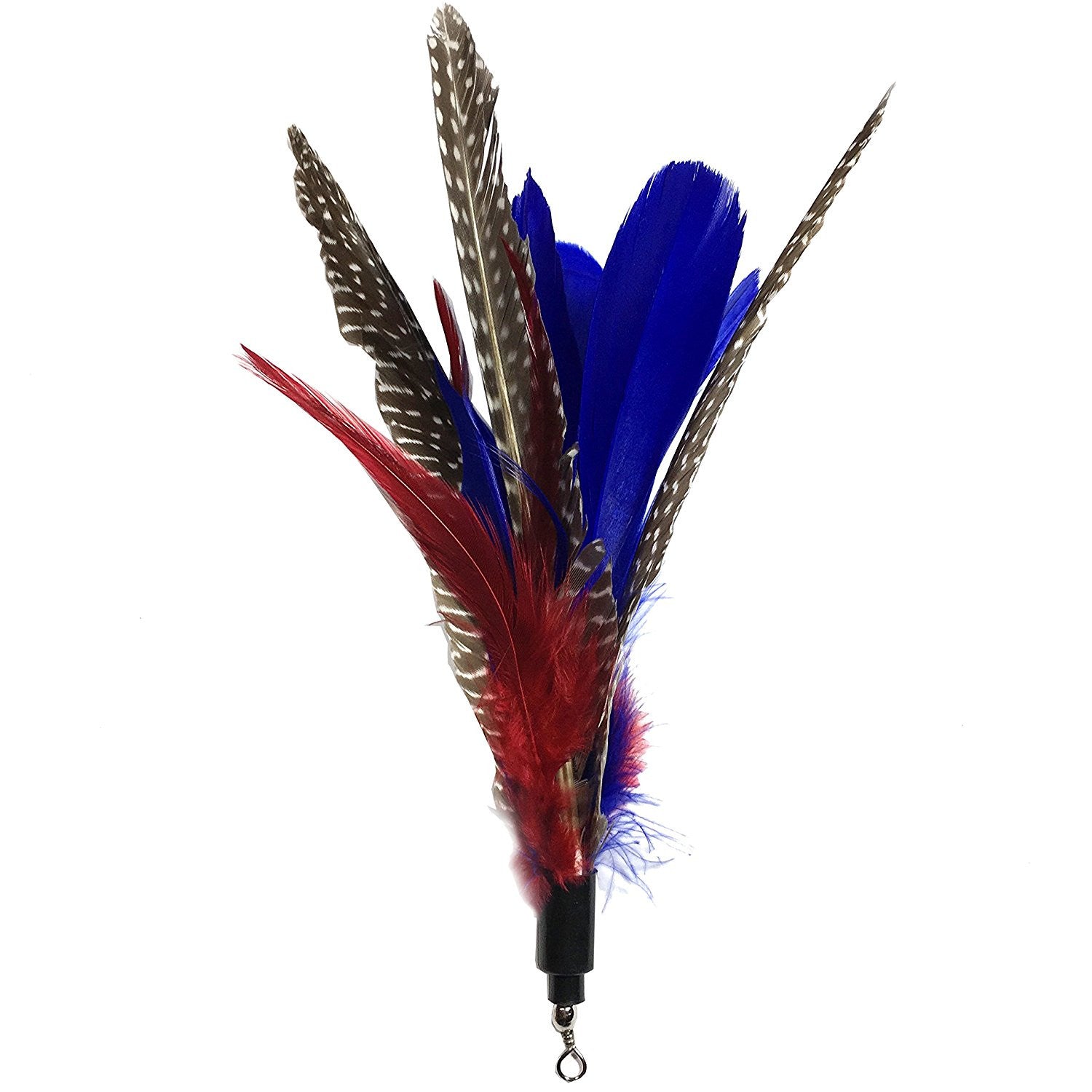 Pet Fit for Life 7 Piece - Plus Bonus - Replacement Feathers and Soft Furry for Interactive Cat and Kitten Toy Wands