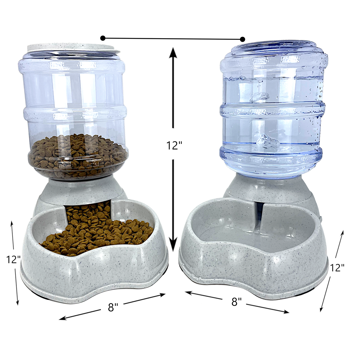 Automatic Food-Water Dispensing Bottles - Bonus Cat Wand