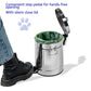 Outdoor Dog Poop/Waste Can with Poop Bag Rolls - 11" Tall (Small)