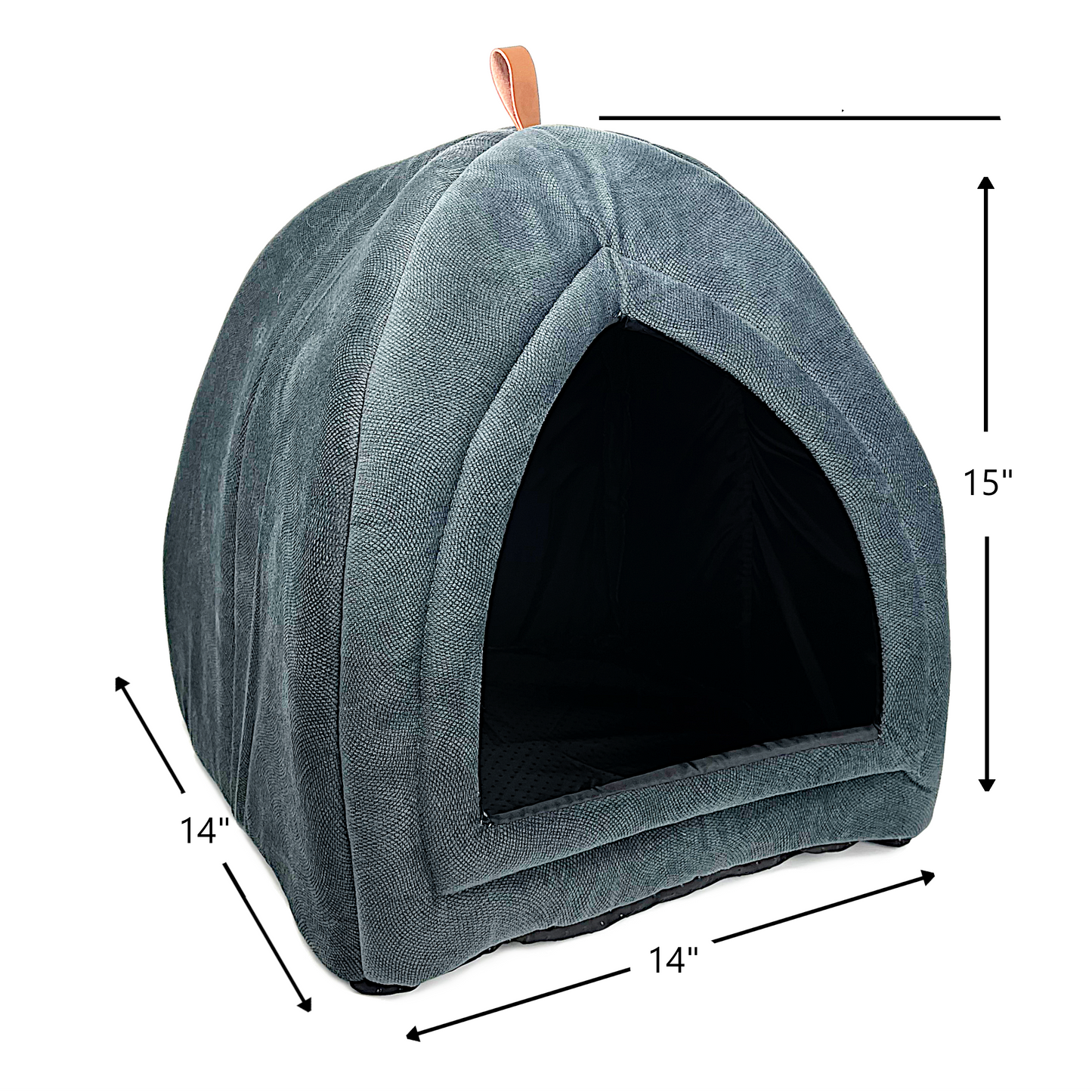 Convertible 2-in-1 Tent Bed - Bonus Cat Wand