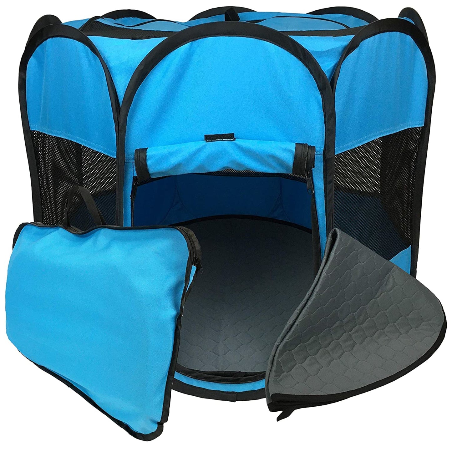 Dog/Cat Play Pen with Bonus Washable Pee Pad