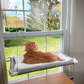 Cat Window Perch Hammock Bed and Bonus Cat Wand